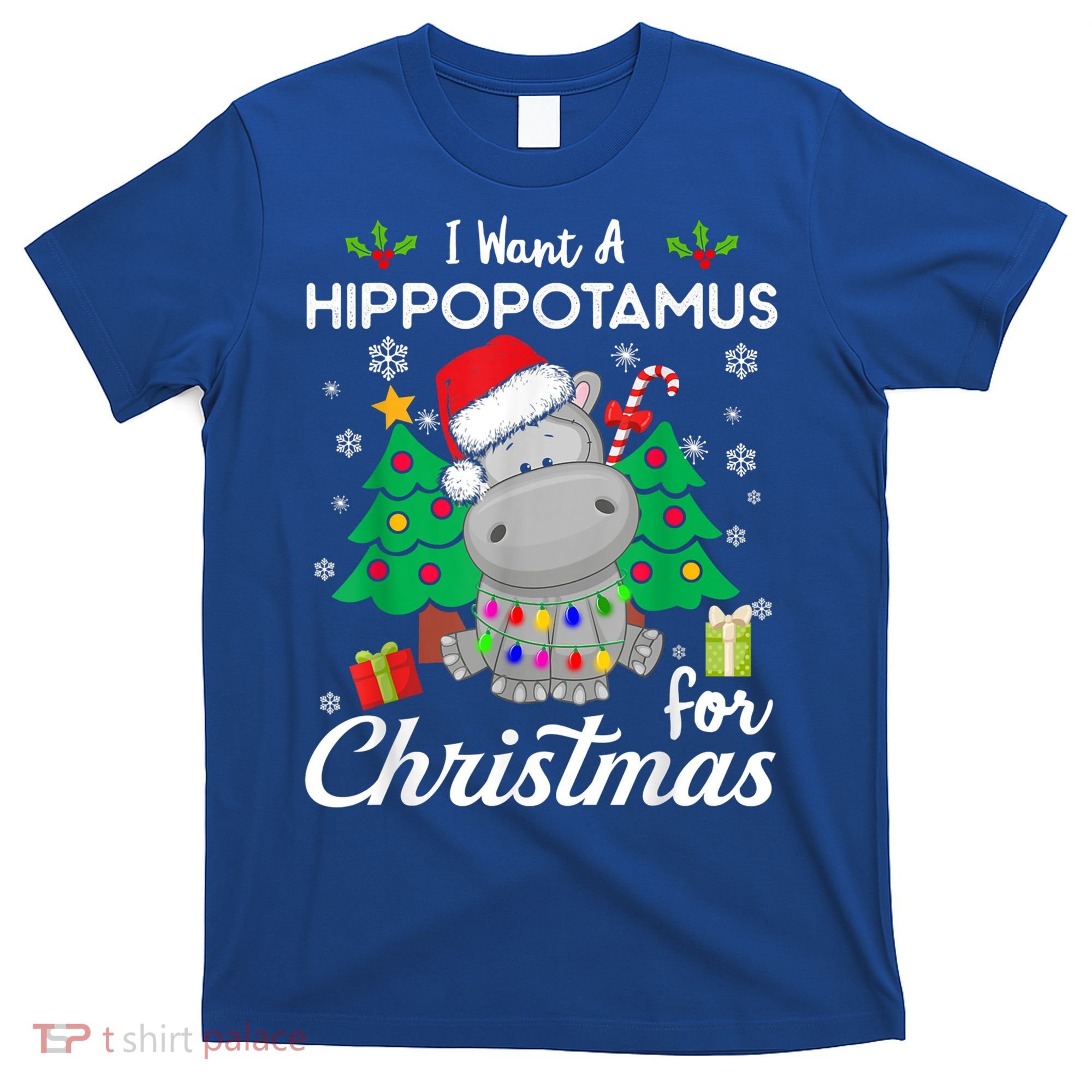 I Want A Hippopotamus For Christmas Xmas Costume Gift T-Shirt