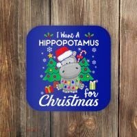 I Want A Hippopotamus For Christmas Xmas Costume Gift Coaster thumb 0