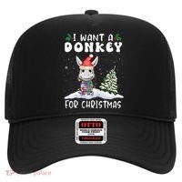 I Want A Donkey For Christmas Santa Hat  Hat thumb 0