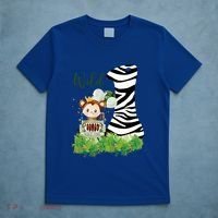 Im Wild And 1 Zoo Theme Birthday Safari Jungle Animal T-Shirt thumb 5