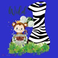 Im Wild And 1 Zoo Theme Birthday Safari Jungle Animal T-Shirt thumb 7