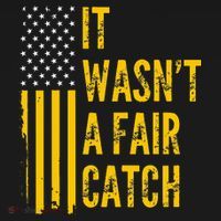 It Wasn't A Fair Catch Funny Football Catch Saying  Women's Tank Top thumb 5