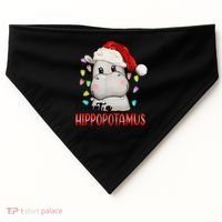 I Want A Hippopotamus For Christmas Xmas USA-Made Doggie Bandana thumb 0