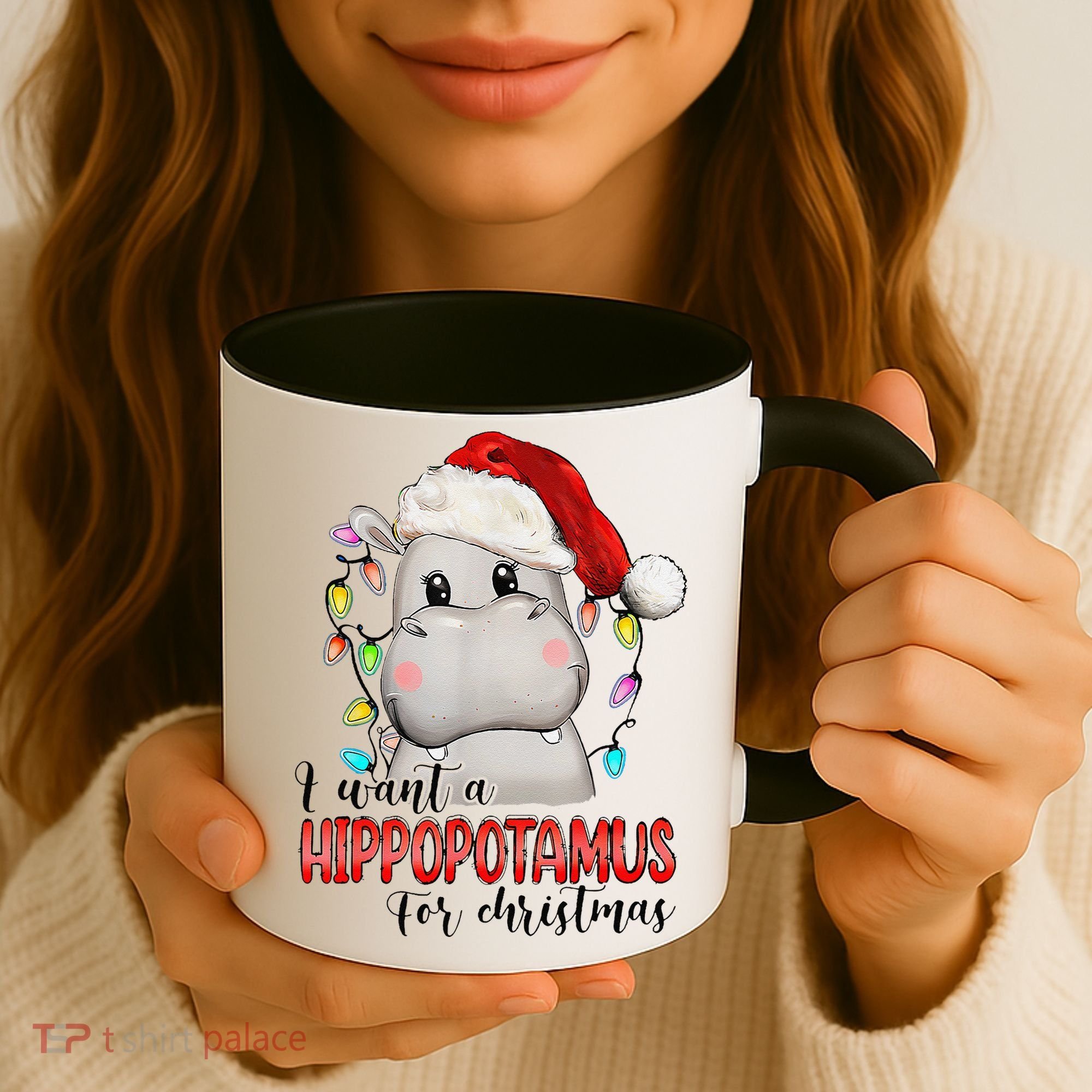I Want A Hippopotamus For Christmas Xmas Coffee Mug