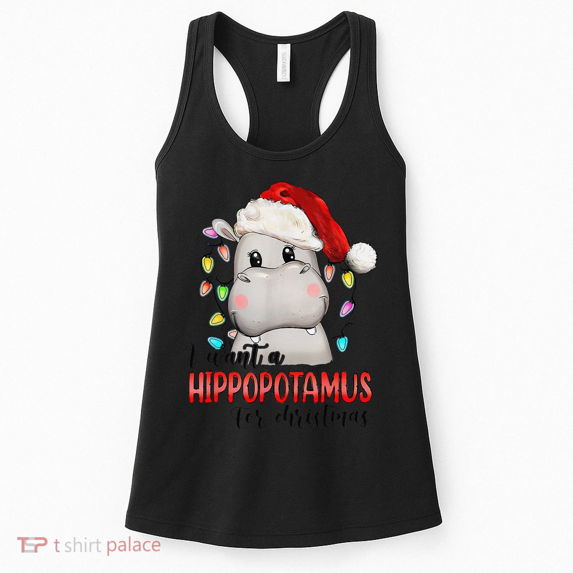 I Want A Hippopotamus For Christmas Xmas Women's Tank Top
