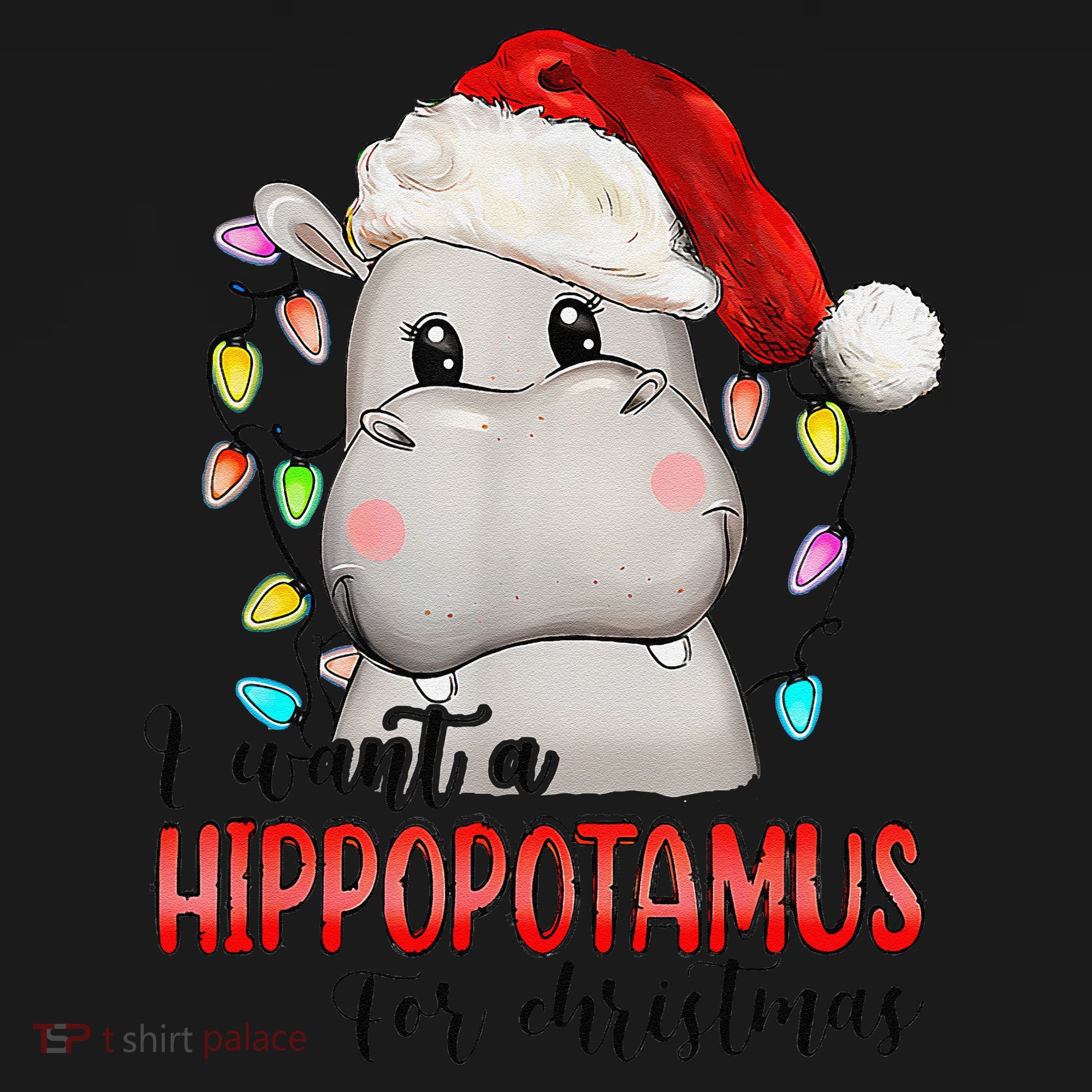 I Want A Hippopotamus For Christmas Xmas Women's Tank Top