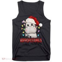 I Want A Hippopotamus For Christmas Xmas Tank Top thumb 0