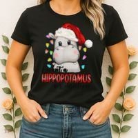 I Want A Hippopotamus For Christmas Xmas Women's T-Shirt thumb 2