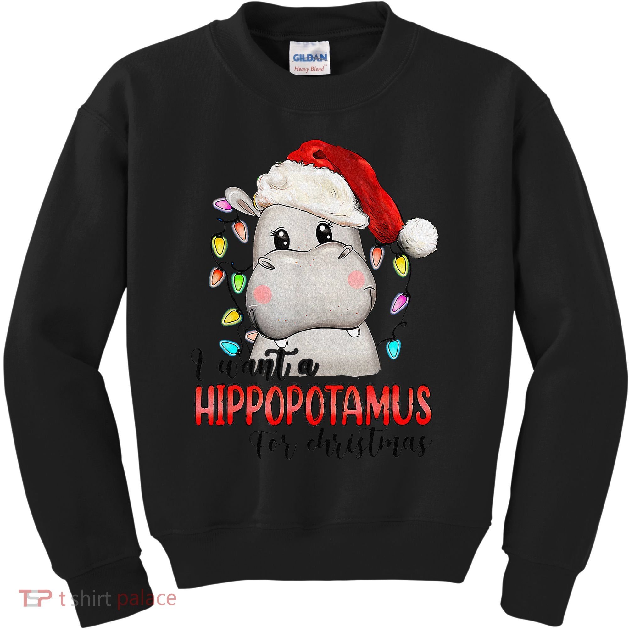 I Want A Hippopotamus For Christmas Xmas Kids Sweatshirt