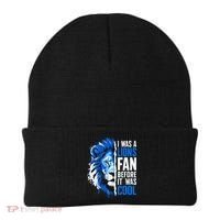 I Was A Lions Fan Before It Was Cool Lions Fan Beanie thumb 0