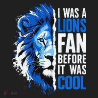 I Was A Lions Fan Before It Was Cool Lions Fan Beanie thumb 2
