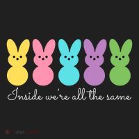 Inside We Are All The Same Easter Bunny Women's Sweatshirt thumb 2