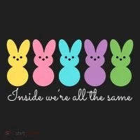 Inside We Are All The Same Easter Bunny Women's Sweatshirt thumb 2