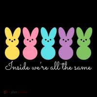 Inside We Are All The Same Easter Bunny Toddler Hoodie thumb 2