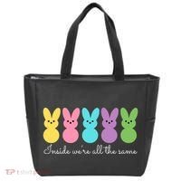 Inside We Are All The Same Easter Bunny Tote Bag thumb 0
