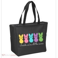 Inside We Are All The Same Easter Bunny Tote Bag thumb 2