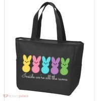 Inside We Are All The Same Easter Bunny Tote Bag thumb 3
