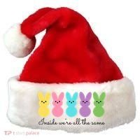 Inside We Are All The Same Easter Bunny Santa Hat thumb 0