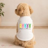 Inside We Are All The Same Easter Bunny Doggie Tank thumb 2