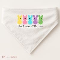 Inside We Are All The Same Easter Bunny USA-Made Doggie Bandana thumb 0