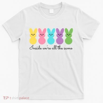Inside We Are All The Same Easter Bunny T-Shirt
