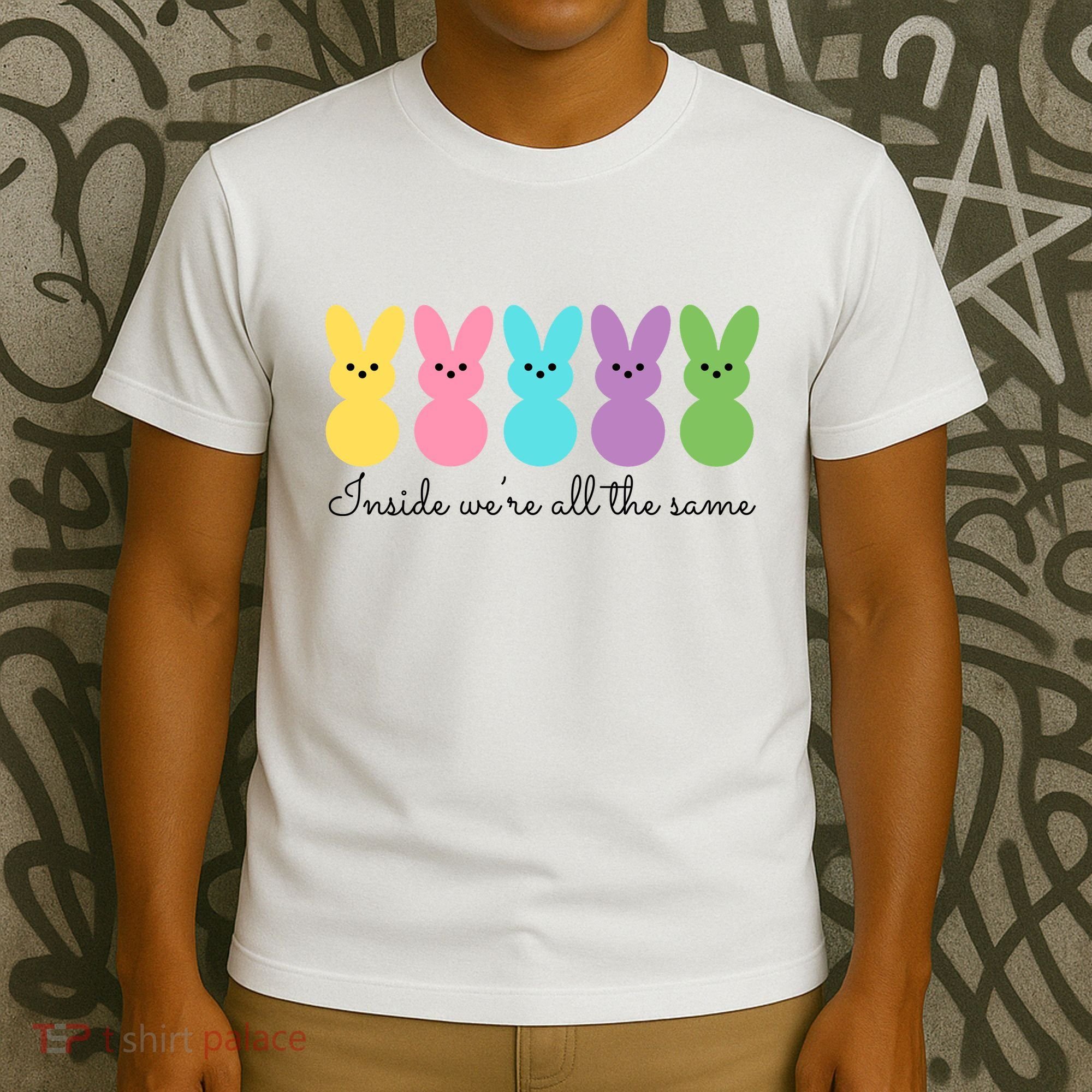 Inside We Are All The Same Easter Bunny T-Shirt