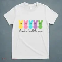 Inside We Are All The Same Easter Bunny T-Shirt thumb 5
