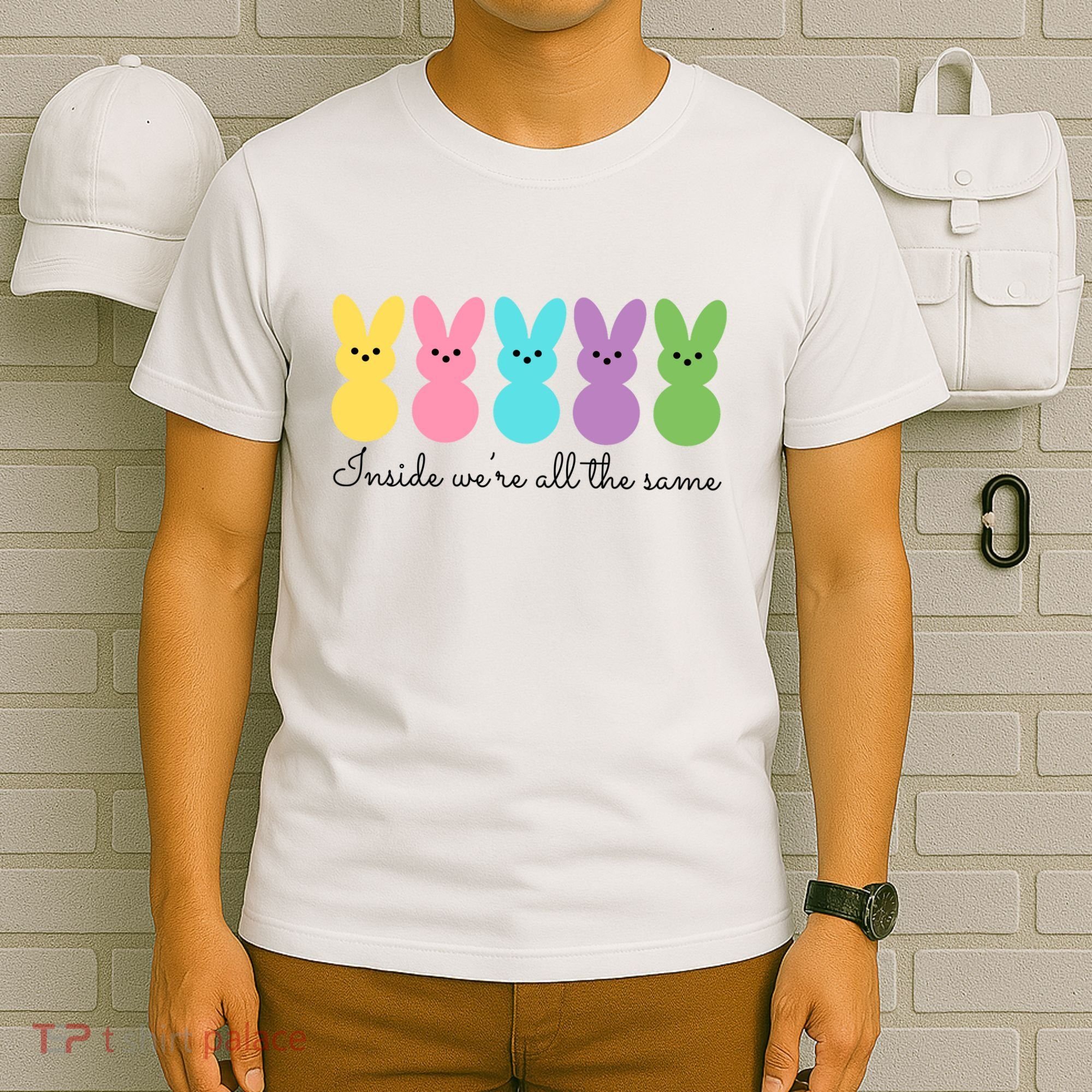 Inside We Are All The Same Easter Bunny T-Shirt