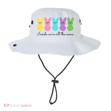 Inside We Are All The Same Easter Bunny Bucket Hat