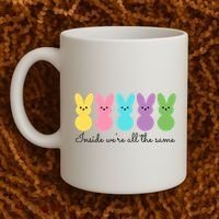 Inside We Are All The Same Easter Bunny Coffee Mug thumb 2