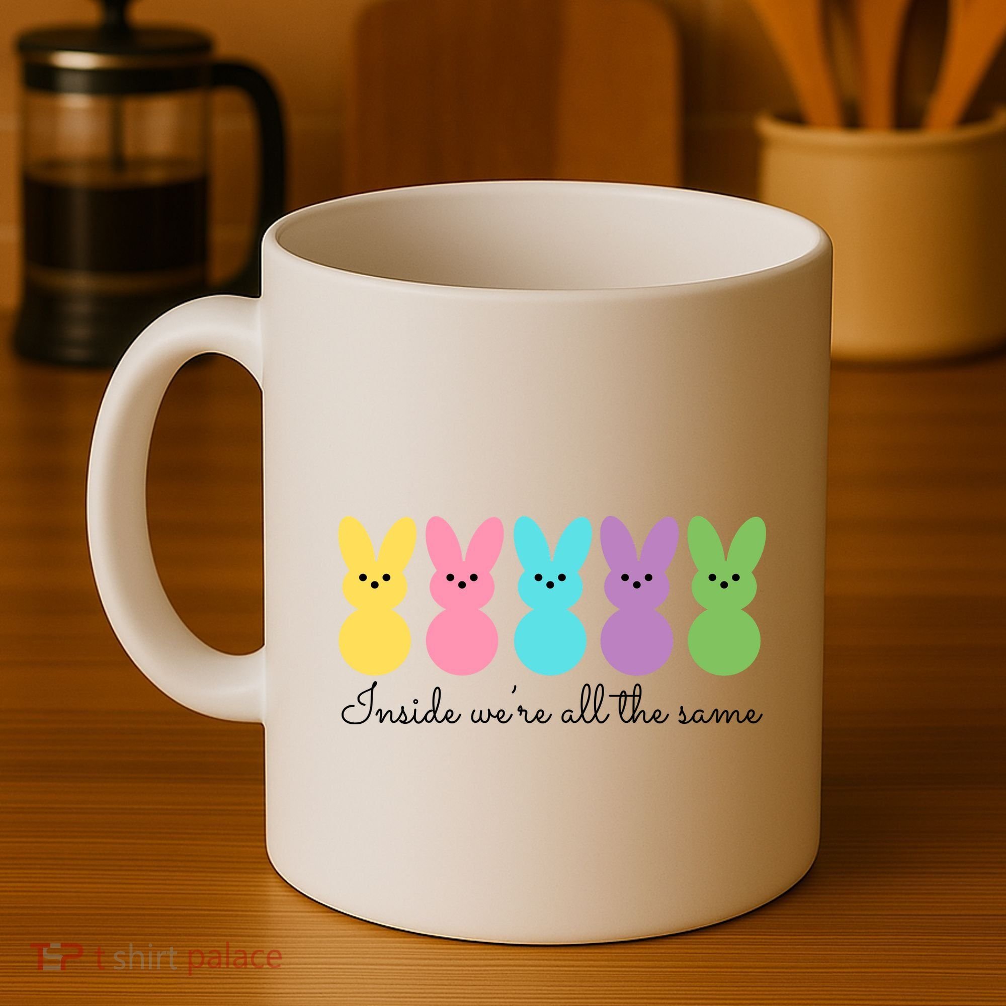 Inside We Are All The Same Easter Bunny Coffee Mug