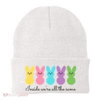 Inside We Are All The Same Easter Bunny Beanie thumb 0