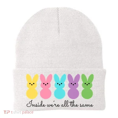 Inside We Are All The Same Easter Bunny Beanie