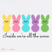 Inside We Are All The Same Easter Bunny Ornament thumb 1