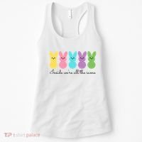 Inside We Are All The Same Easter Bunny Women's Tank Top thumb 0
