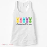 Inside We Are All The Same Easter Bunny Women's Tank Top thumb 0