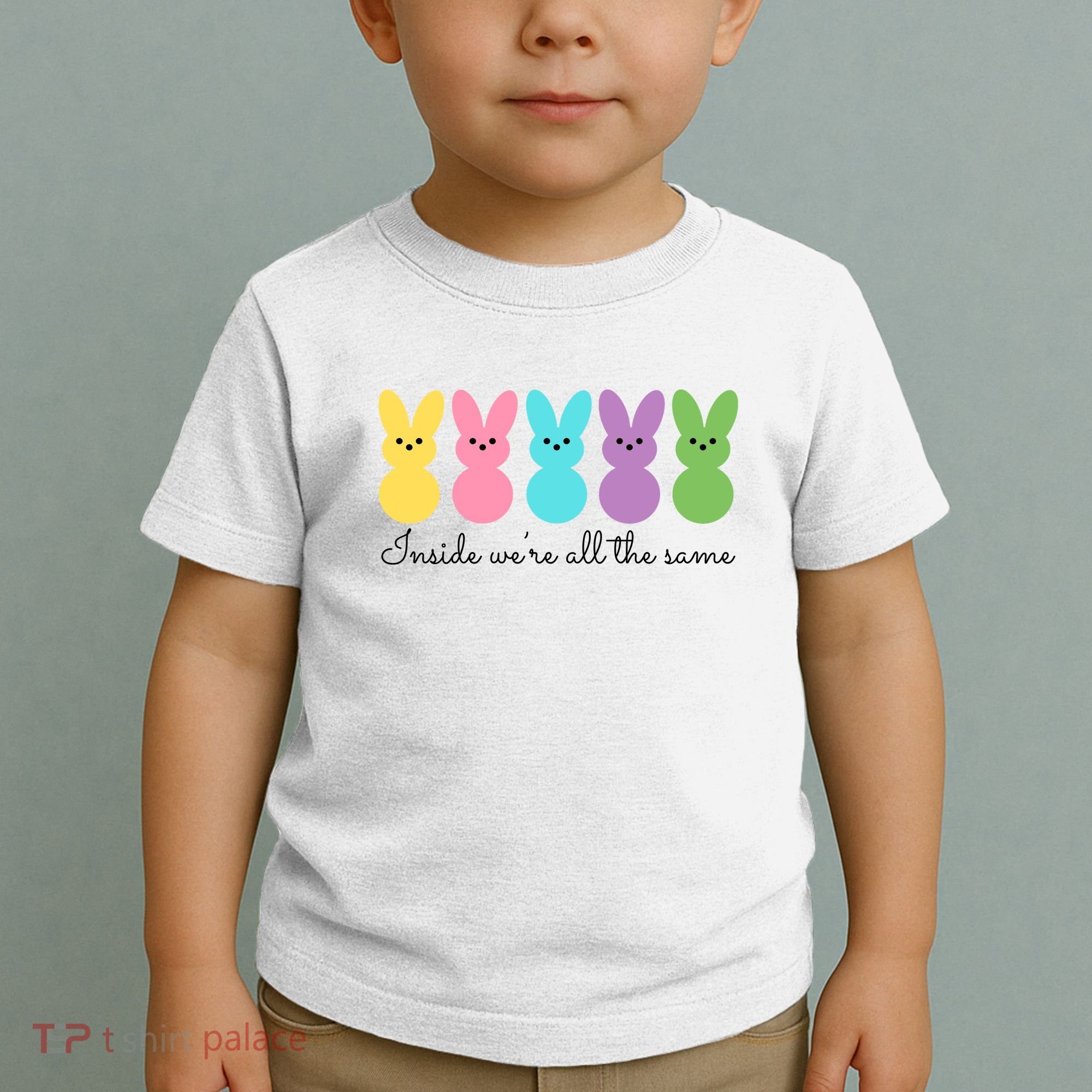 Inside We Are All The Same Easter Bunny Toddler T-Shirt