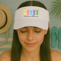 Inside We Are All The Same Easter Bunny Visor thumb 2