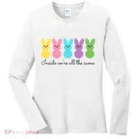Inside We Are All The Same Easter Bunny Women's Long Sleeve Shirt thumb 0