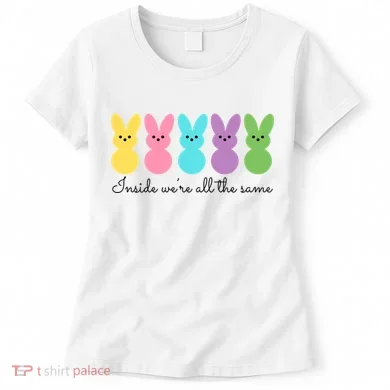 Inside We Are All The Same Easter Bunny Women's T-Shirt