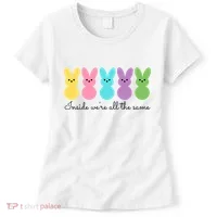Inside We Are All The Same Easter Bunny Women's T-Shirt thumb 0