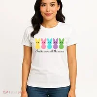 Inside We Are All The Same Easter Bunny Women's T-Shirt thumb 4