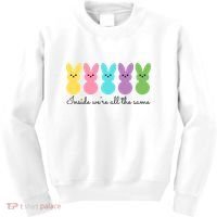 Inside We Are All The Same Easter Bunny Kids Sweatshirt thumb 0