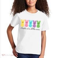 Inside We Are All The Same Easter Bunny Kids T-Shirt thumb 2
