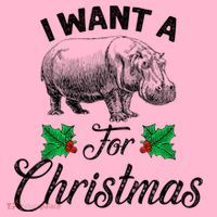 I Want A Hippopotamus For Christmas TShirt Coaster thumb 2