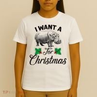 I Want A Hippopotamus For Christmas TShirt T-Shirt thumb 4