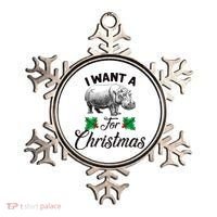 I Want A Hippopotamus For Christmas TShirt Ornament thumb 0