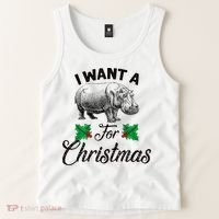 I Want A Hippopotamus For Christmas TShirt Tank Top thumb 2