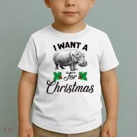 I Want A Hippopotamus For Christmas TShirt Toddler T-Shirt thumb 2