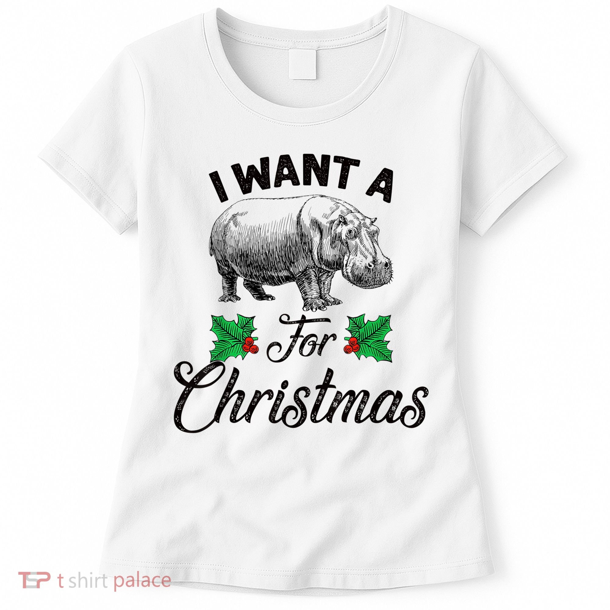 I Want A Hippopotamus For Christmas TShirt Women's T-Shirt
